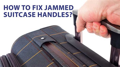 how to fix luggage handle.